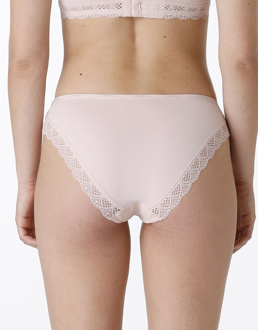 Lovable Slip Smooth Fancy in microfibra, pizzo e cotone, neutro Vendite stagionali