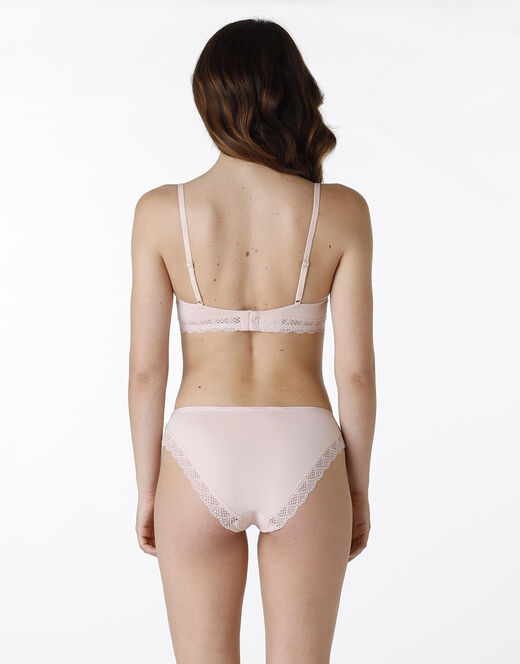 Lovable Slip Smooth Fancy in microfibra, pizzo e cotone, neutro Vendite stagionali