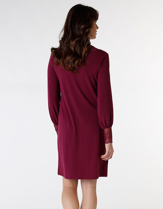 Lovable Camicia da notte in jersey, bordeaux Offerta settimanale