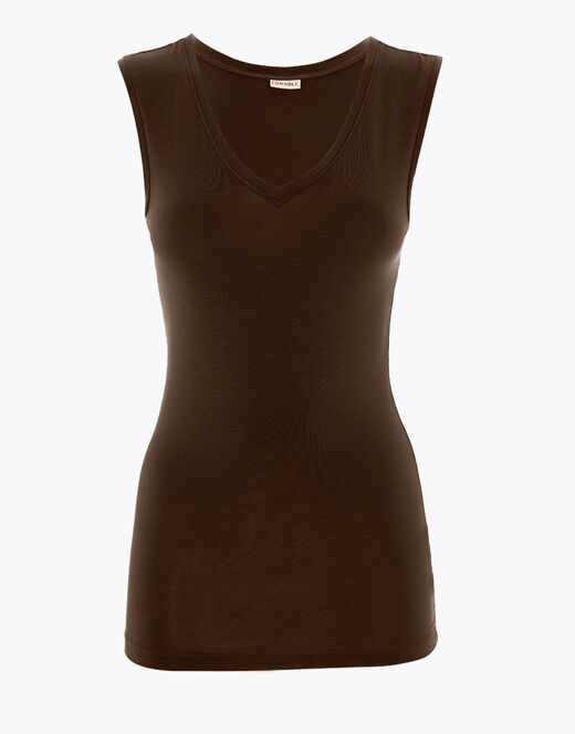Lovable Top smanicato effetto thermal Basic Soul, caffè ACQUISTA ORA