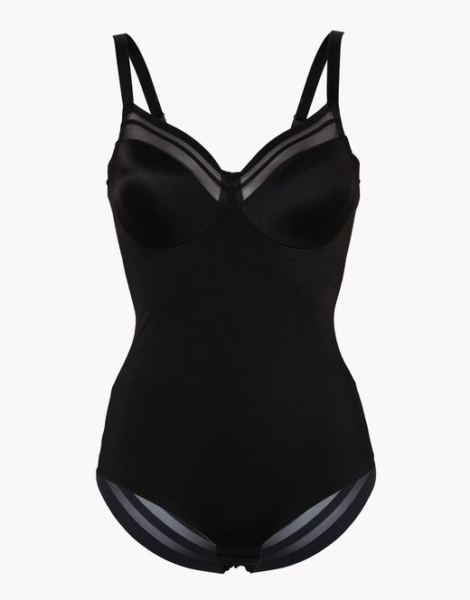 Lovable Body ferretto Shaping New Fit in microfibra Alto sostegno e invisibilità, nero Offerte