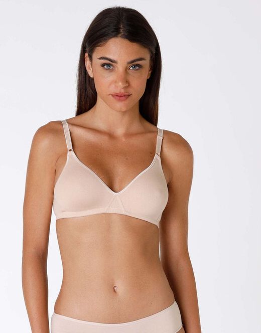 Lovable Bipack reggiseni senza ferretto Cotton Line in cotone, nude Vendita Economica