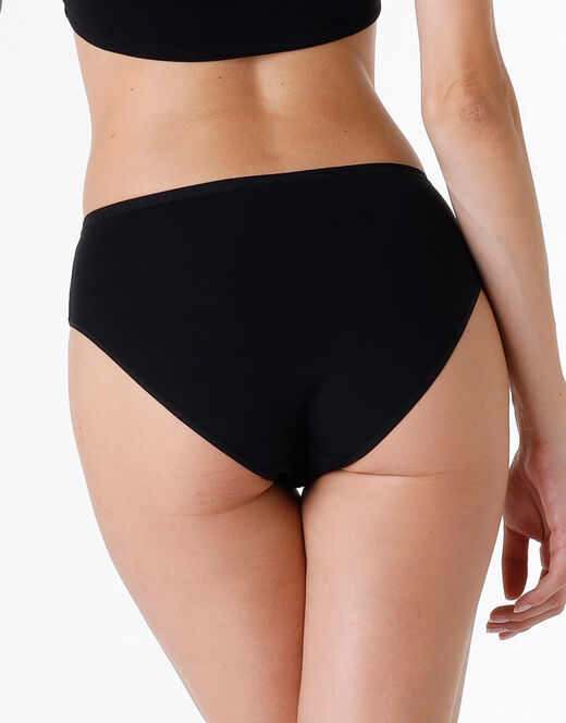 Lovable Slip midi lovely in cotone modal, nero Vendite stagionali