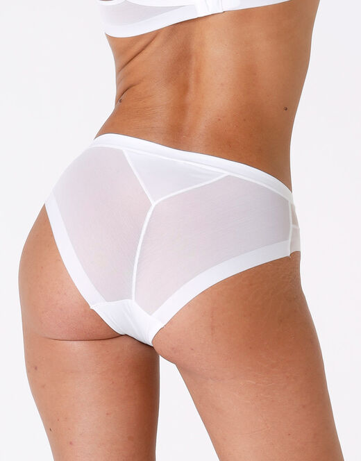 Lovable Slip Invisible Ultralight bianco in microfibra e tulle. Massima invisibilità Cyber Monday