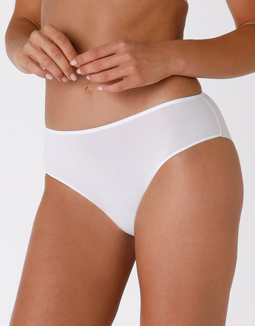 Lovable Slip midi Invisible Cotton bianco in cotone. Massima invisibilità Offerta natalizia