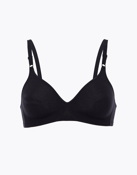 Lovable Reggiseno senza ferretto Cotton Line in cotone, nero Online Outlet
