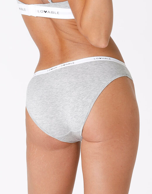 Lovable Slip Originals in jersey di cotone modal, grigio Super Saving Price