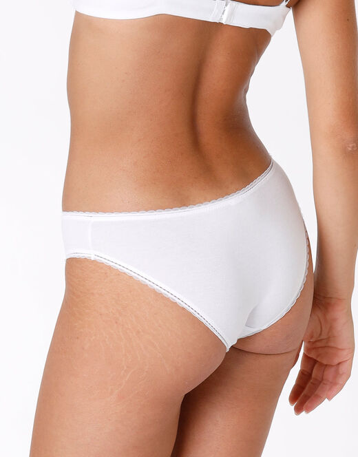 Lovable Slip My Bio Comfort, in cotone biologico certificato, bianco Ritorno libero