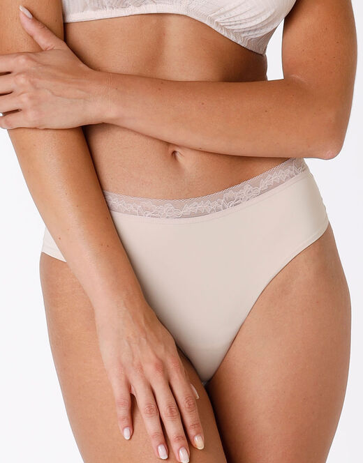 Lovable Slip medio Invisible Exclusive skin in microfibra e pizzo Rilascio limitato