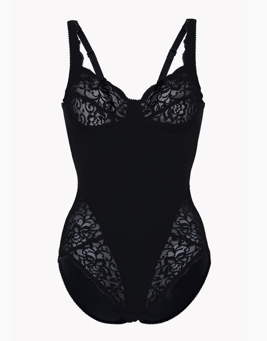 Lovable Body senza ferretto lov’ring pizzo Media contenitività, nero Fino al 65% di sconto