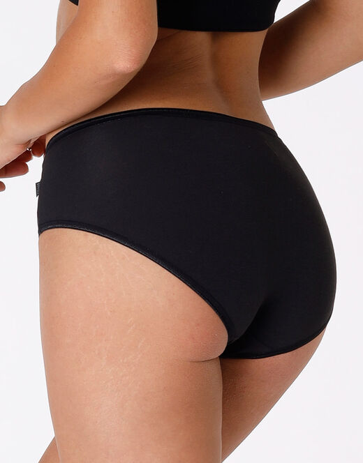 Lovable Slip midi lovely, nero in cotone soft Offerta speciale della fabbrica