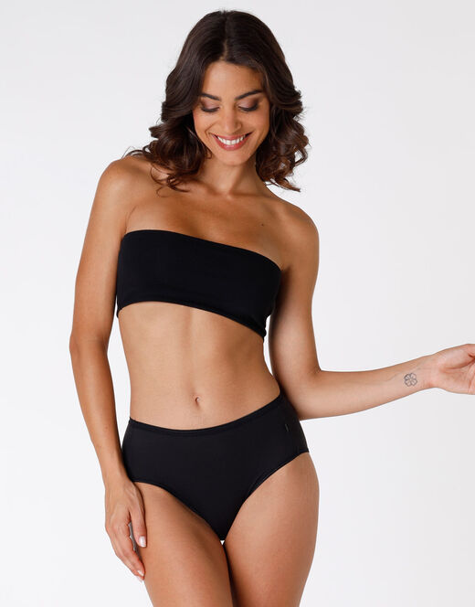 Lovable Slip midi lovely, nero in cotone soft Offerta speciale della fabbrica