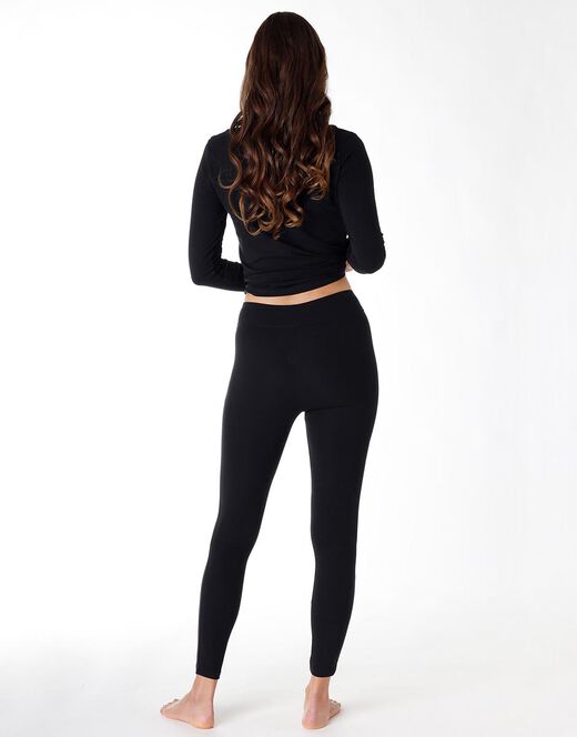 Lovable Leggings donna in cotone Relax&Go, nero Solo un giorno rimasto