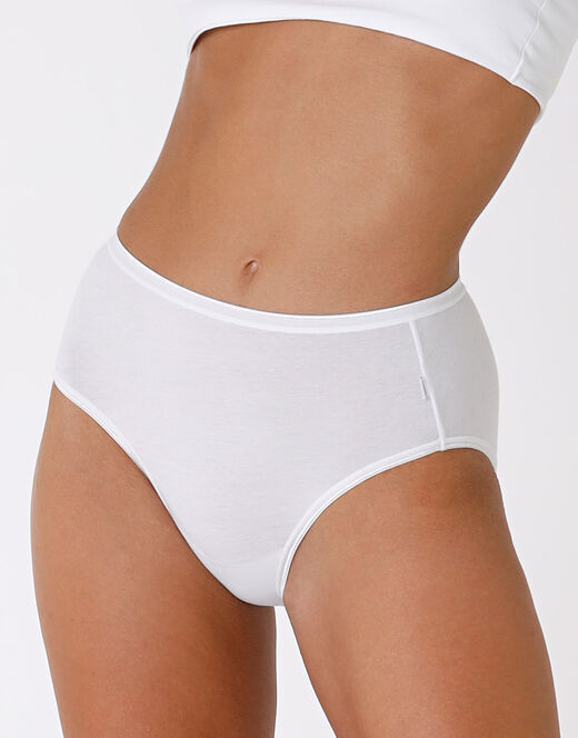 Lovable Slip midi lovely, bianco in cotone soft Duty-free