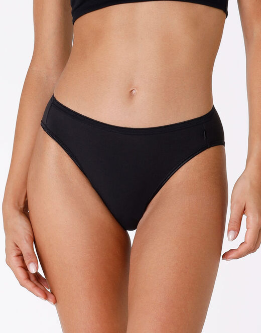Lovable Slip mini lovely, nero in cotone soft Italy