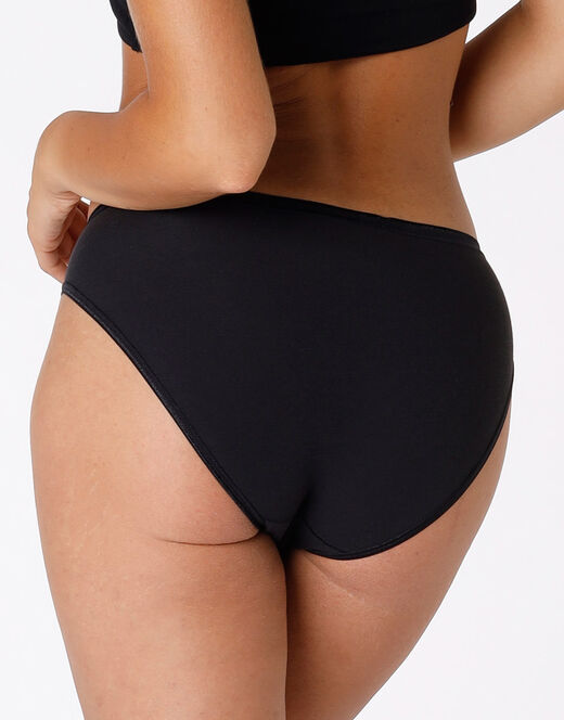 Lovable Slip mini lovely, nero in cotone soft Italy