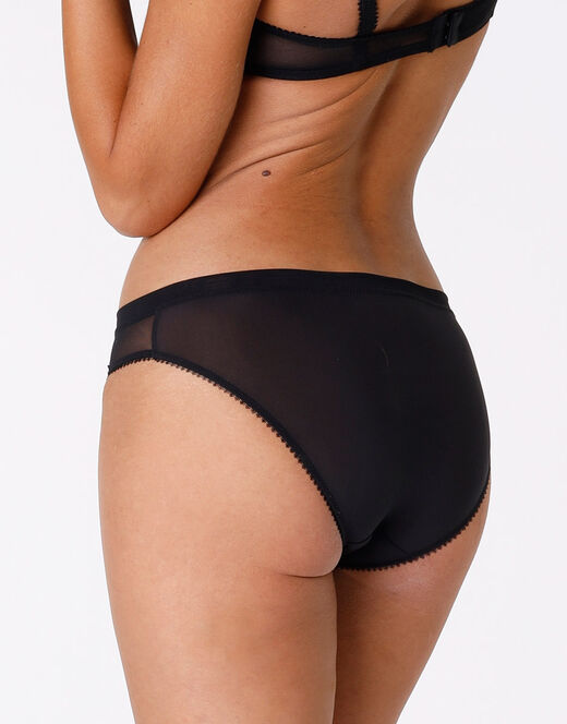 Lovable Slip Celebrity nero in pizzo e tulle Offerta Pasqua