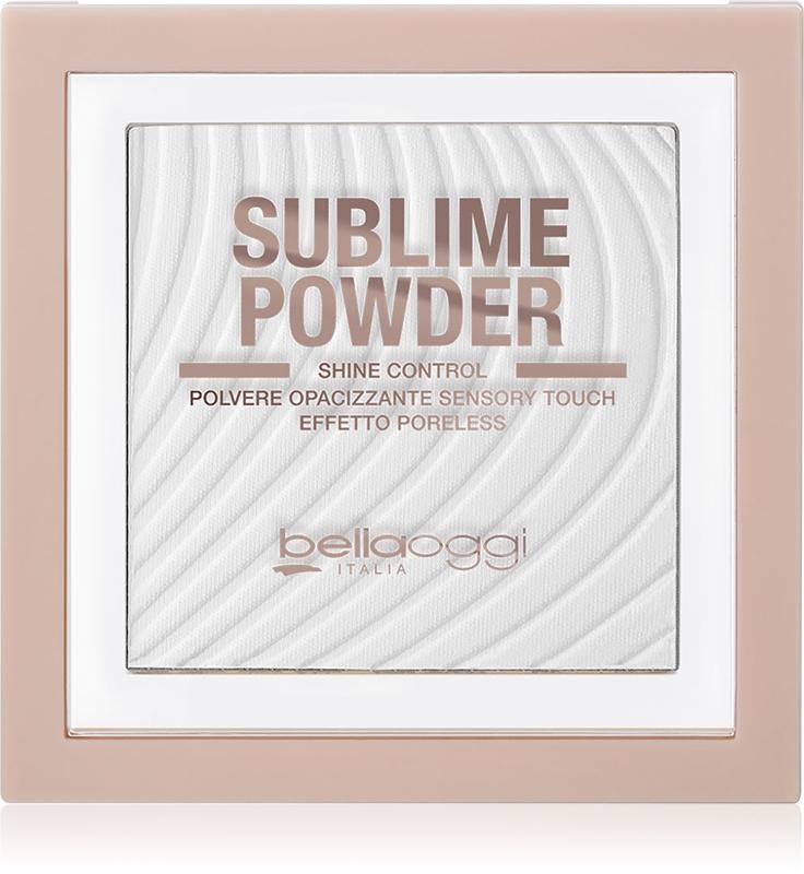 bellaoggi bellaoggi Sublime Powder Shine Control cipria compatta trasparente effetto opaco