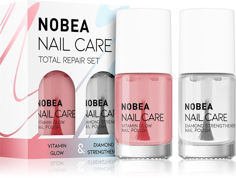 NOBEA NOBEA Nail Care Diamond Strength Set set di smalti per unghie Total repair set
