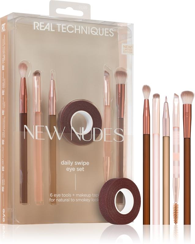 Real Techniques Real Techniques New Nudes set di pennelli per il trucco occhi