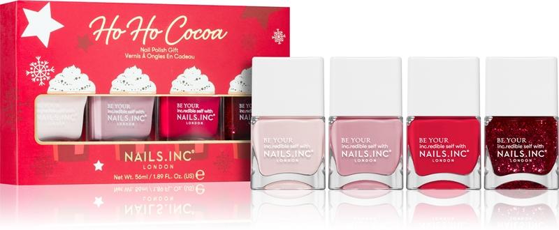 Nails Inc. Nails Inc. Ho Ho Cocoa set regalo di Natale per le unghie