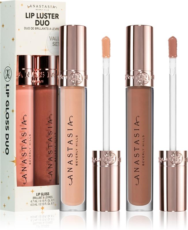 Anastasia Beverly Hills Anastasia Beverly Hills Lip Luster Duo set di lucidalabbra colore Guava & Deep Taupe