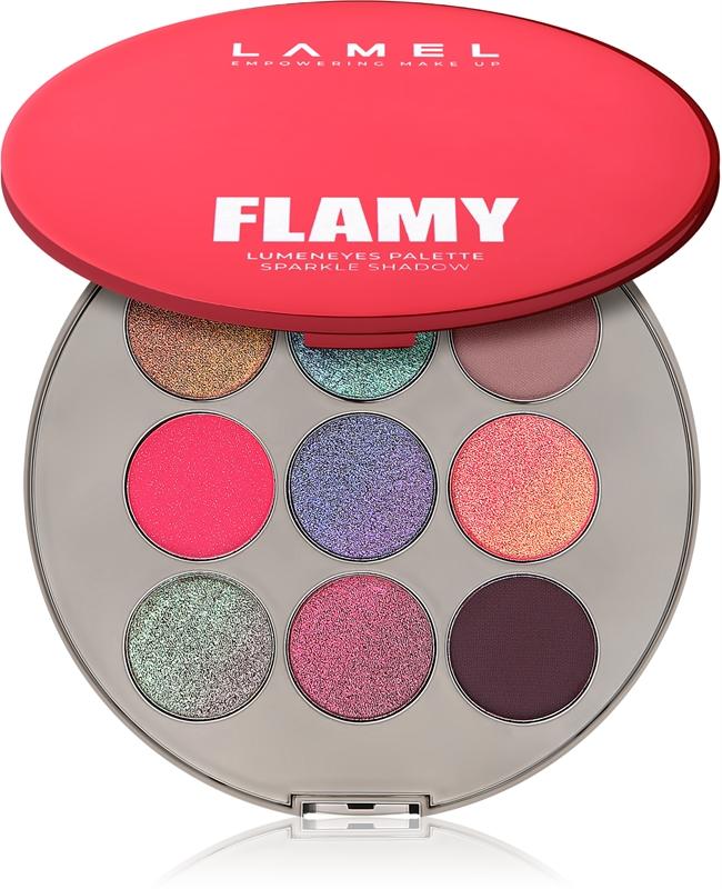 LAMEL LAMEL Flamy Lumeneyes Palette palette di ombretti LAMEL LAMEL Flamy Lumeneyes Palette palette di ombretti