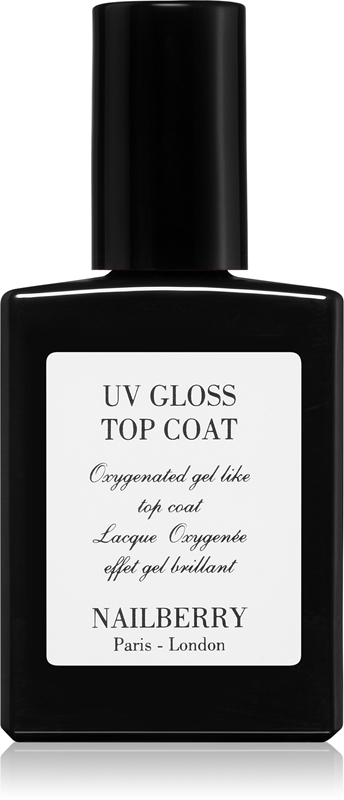 NAILBERRY NAILBERRY UV Gloss Top Coat smalto per unghie effetto gel senza l’uso di lampade UV/LED