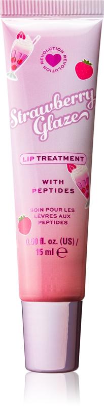 I Heart Revolution I Heart Revolution Milkshake Strawberry Glaze balsamo labbra nutriente per un look perfetto con peptidi