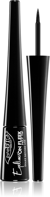 puroBIO Cosmetics puroBIO Cosmetics On Fleek Felt Tip eyeliner liquido con finish matte