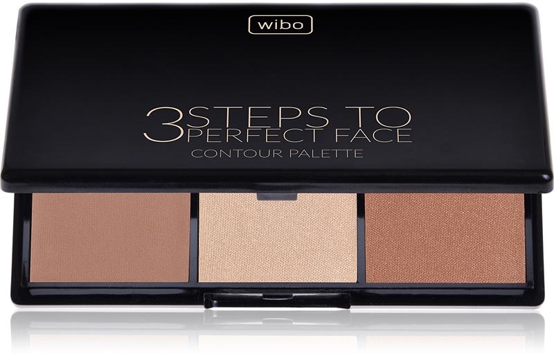 Wibo Wibo 3 Steps To Perfect Face Dark palette contouring per il viso