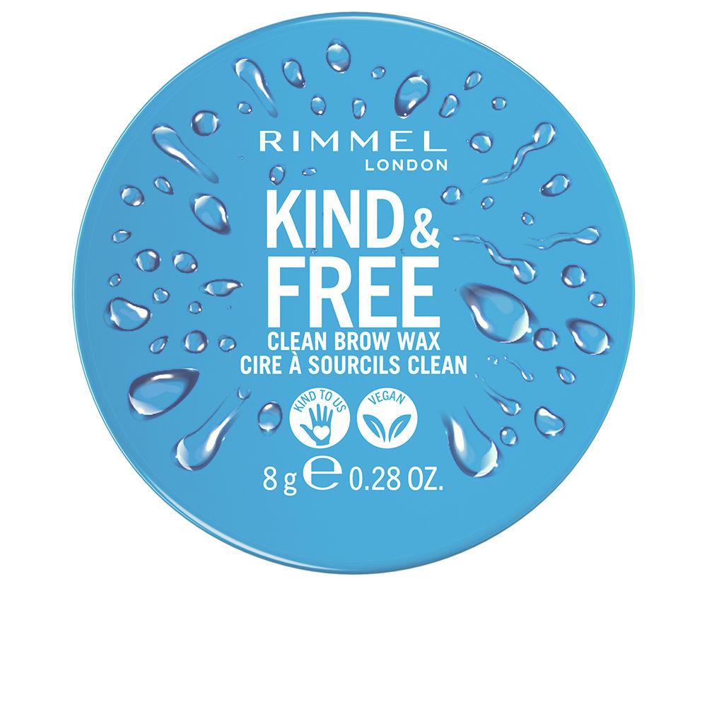 Rimmel London KIND & FREE clean brow wax #001-clear Vendita Calda