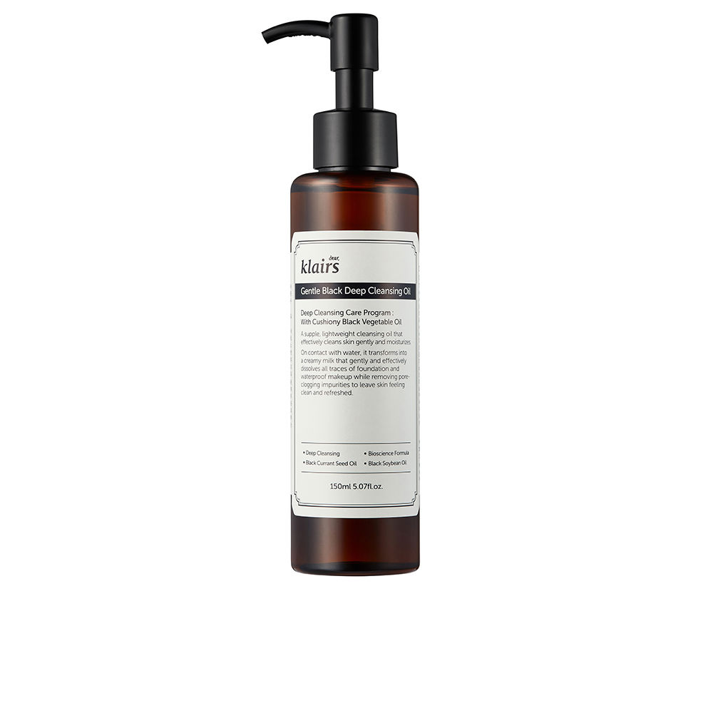 Klairs GENTLE BLACK olio detergente profondo Spedizione gratuita