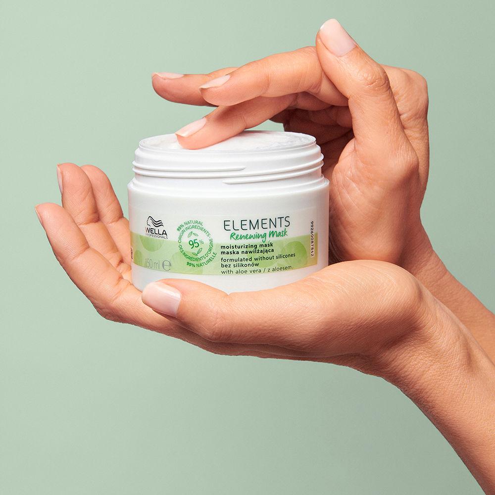 Wella Professionals ELEments Maschera Idratante Rinnovatrice Senza Siliconi Tutti i Tipi di Capelli Offerte giornaliere