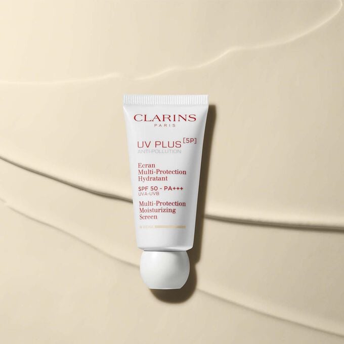 Clarins UV Plus SPF50 texture beige