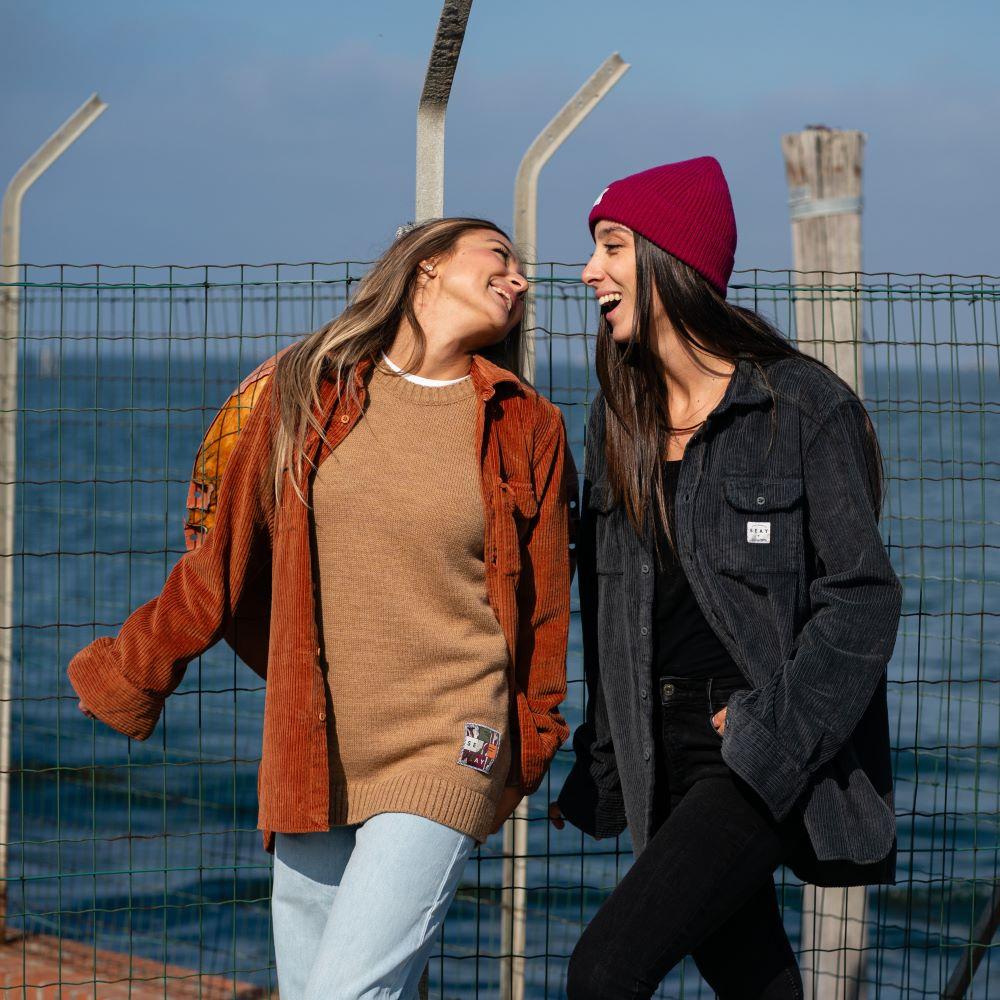 Seay / Camicia in Velluto a Coste Biscotto Delavé 2025