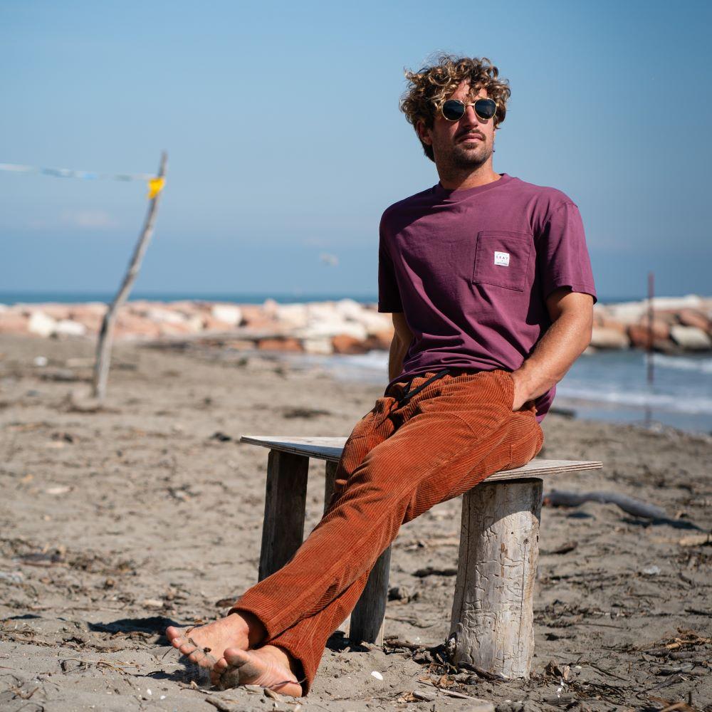 Seay / Pantalone Lungo Velluto Biscotto Soddisfazione Garantita