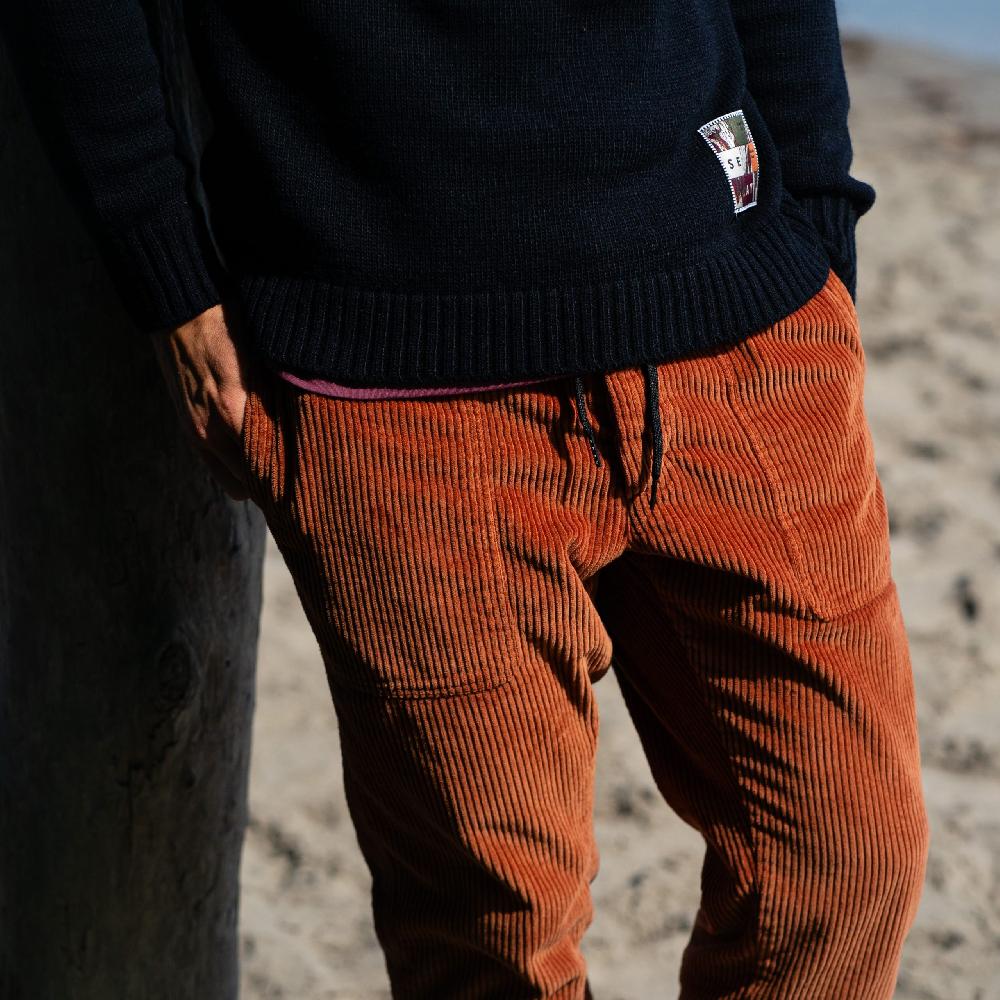 Seay / Pantalone Lungo Velluto Biscotto Soddisfazione Garantita