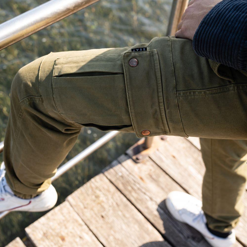 Seay / Pantalone Cargo Sea Turtle Qualità Garantita