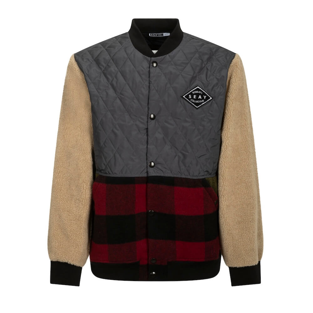 Seay / Giacca Varsity Patchwork Promozione Limitata