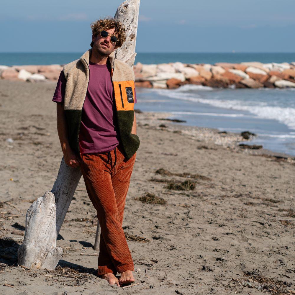 Seay / Gilet Teddy Sea Turtle & Natural Sottocosto