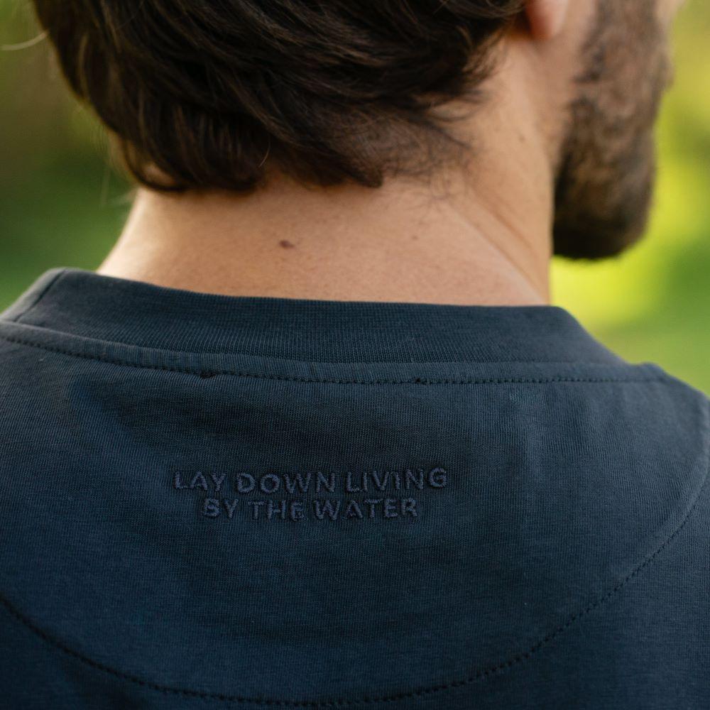 Seay / T-Shirt Nera Delavé Sconto