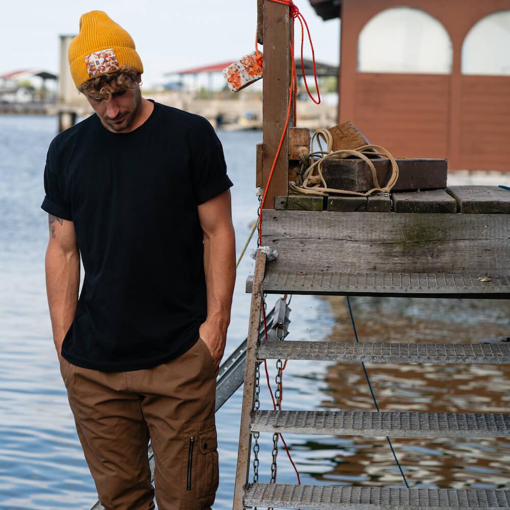 Seay / Cuffia Beanie Lana Ocra Online
