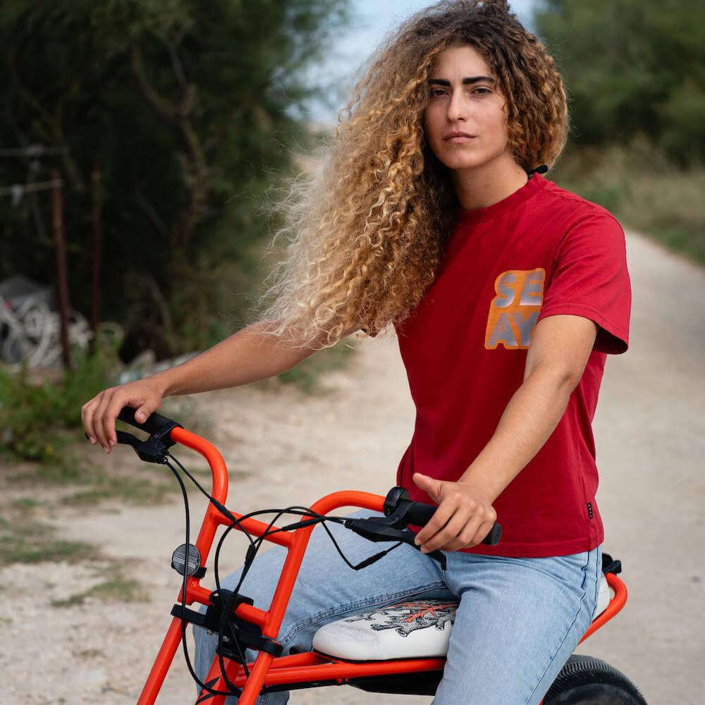 Seay / T-Shirt Loose Fit Rossa Italy