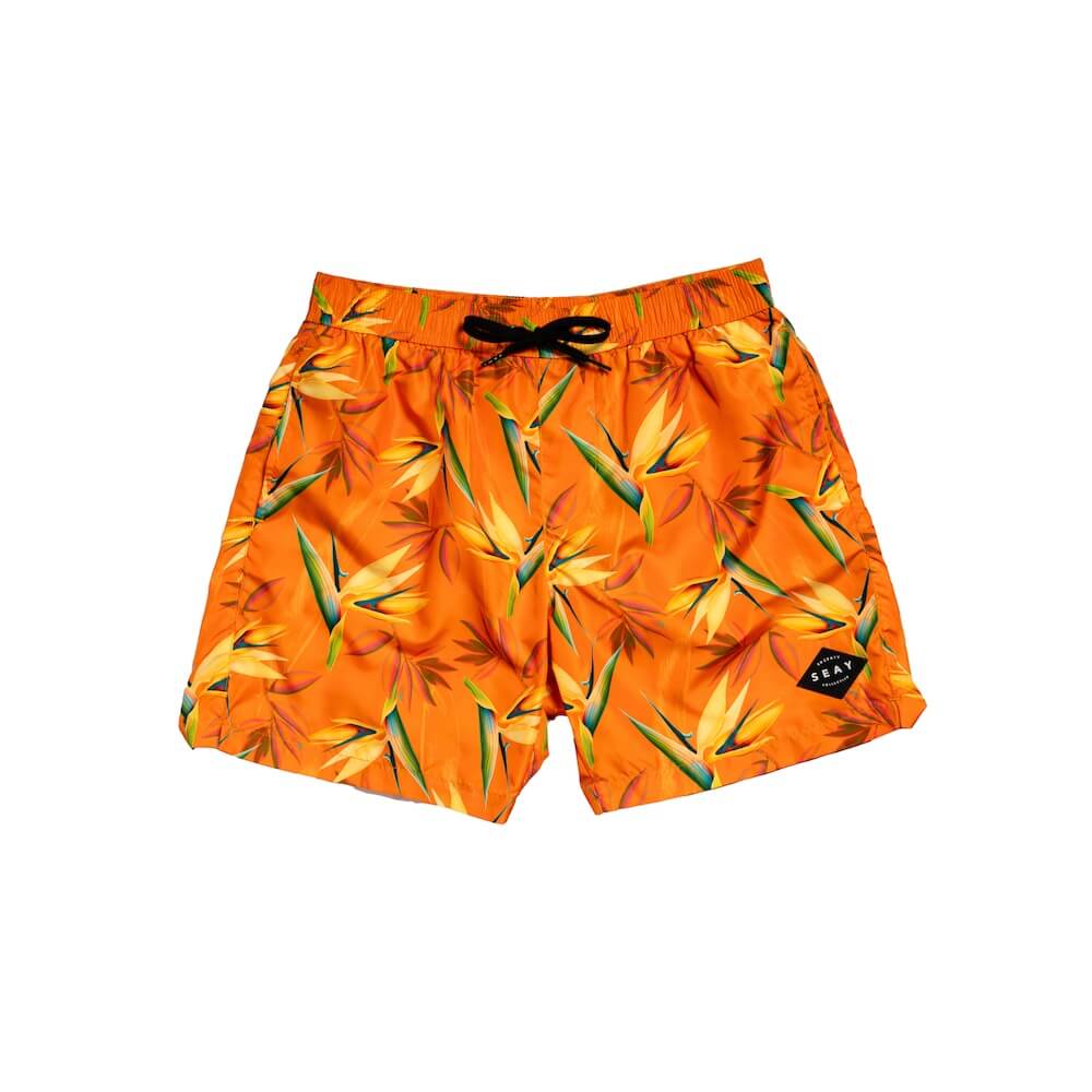 Seay / Costume da Bagno Medio Arancione Bird of Paradise In Linea