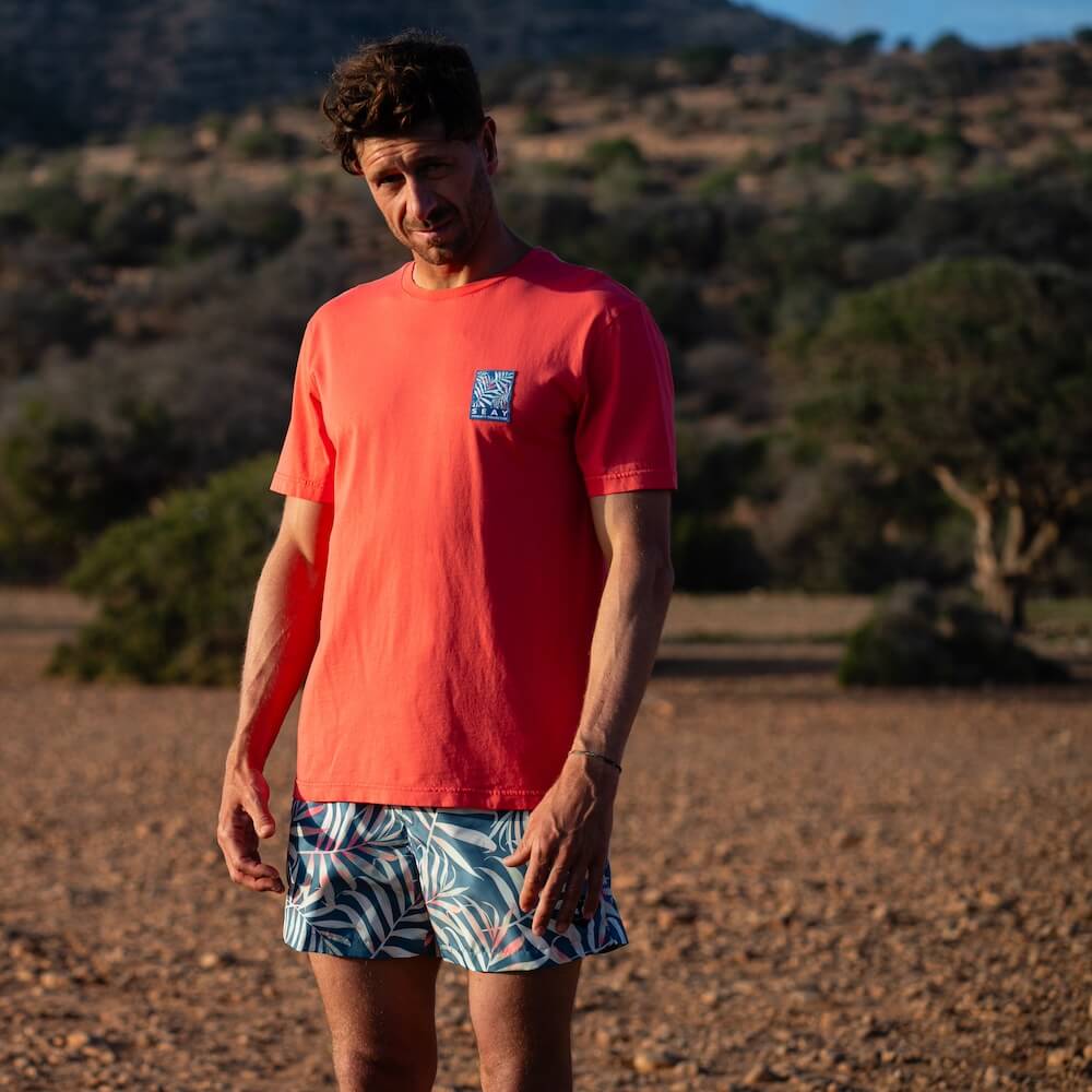 Seay / T-Shirt Rossa Bamboo Vendita Economica