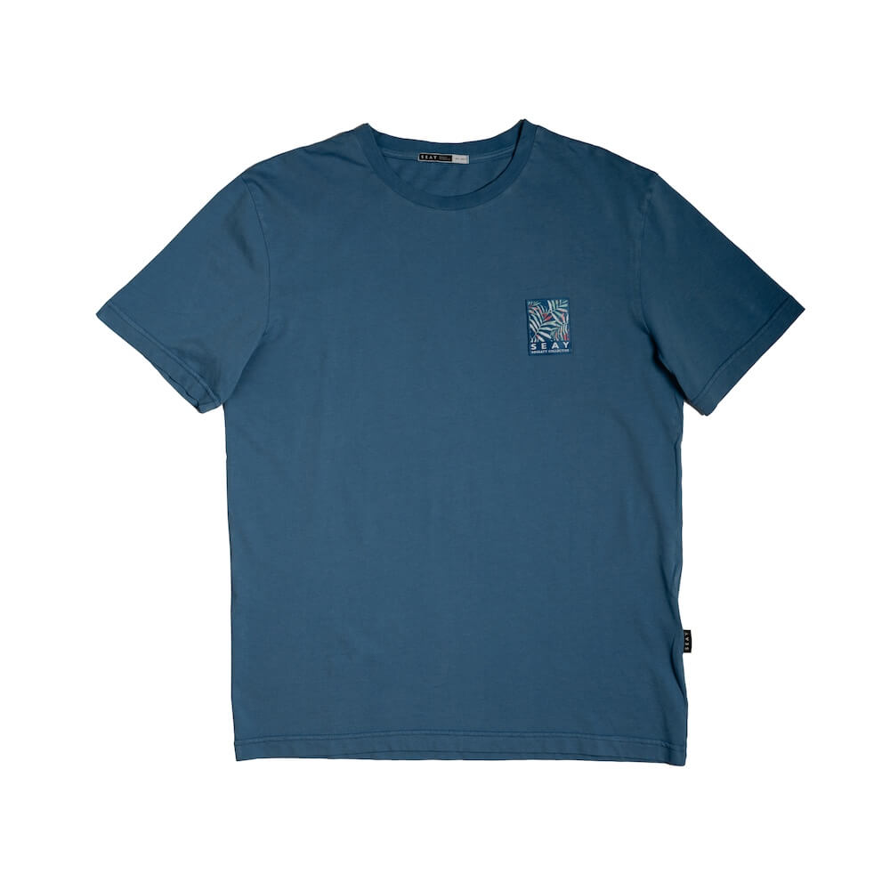 Seay / T-Shirt Blu Bamboo Saldi Di Fabbrica
