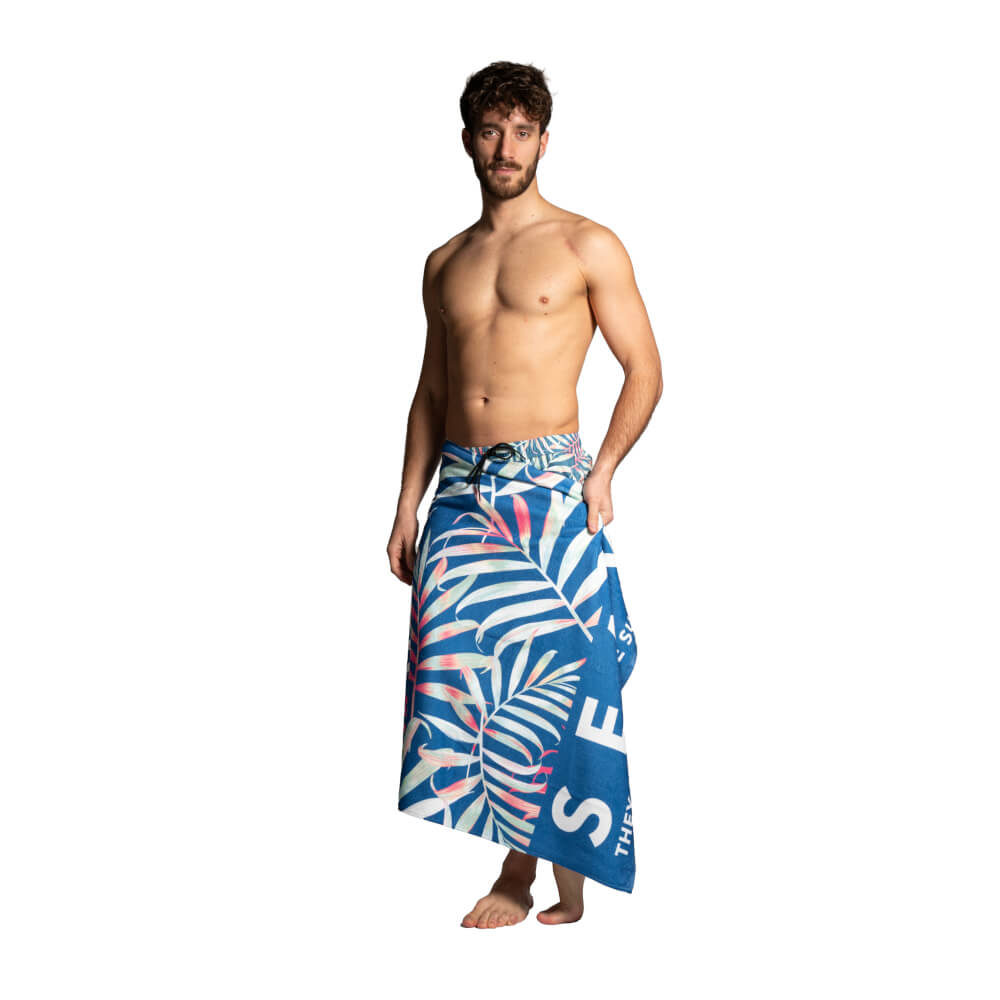 Seay / Telo Mare Blu Bamboo Nuova