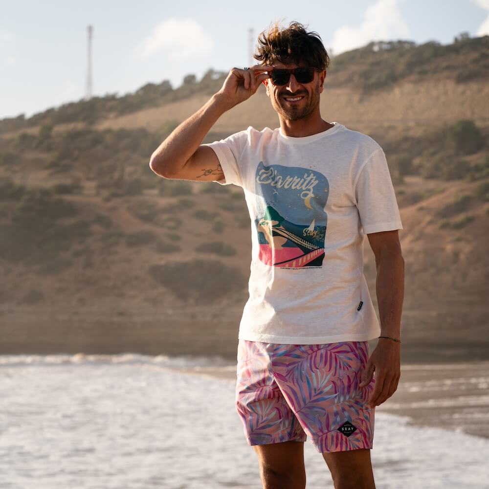 Seay / T-Shirt Bianca Biarritz Italia
