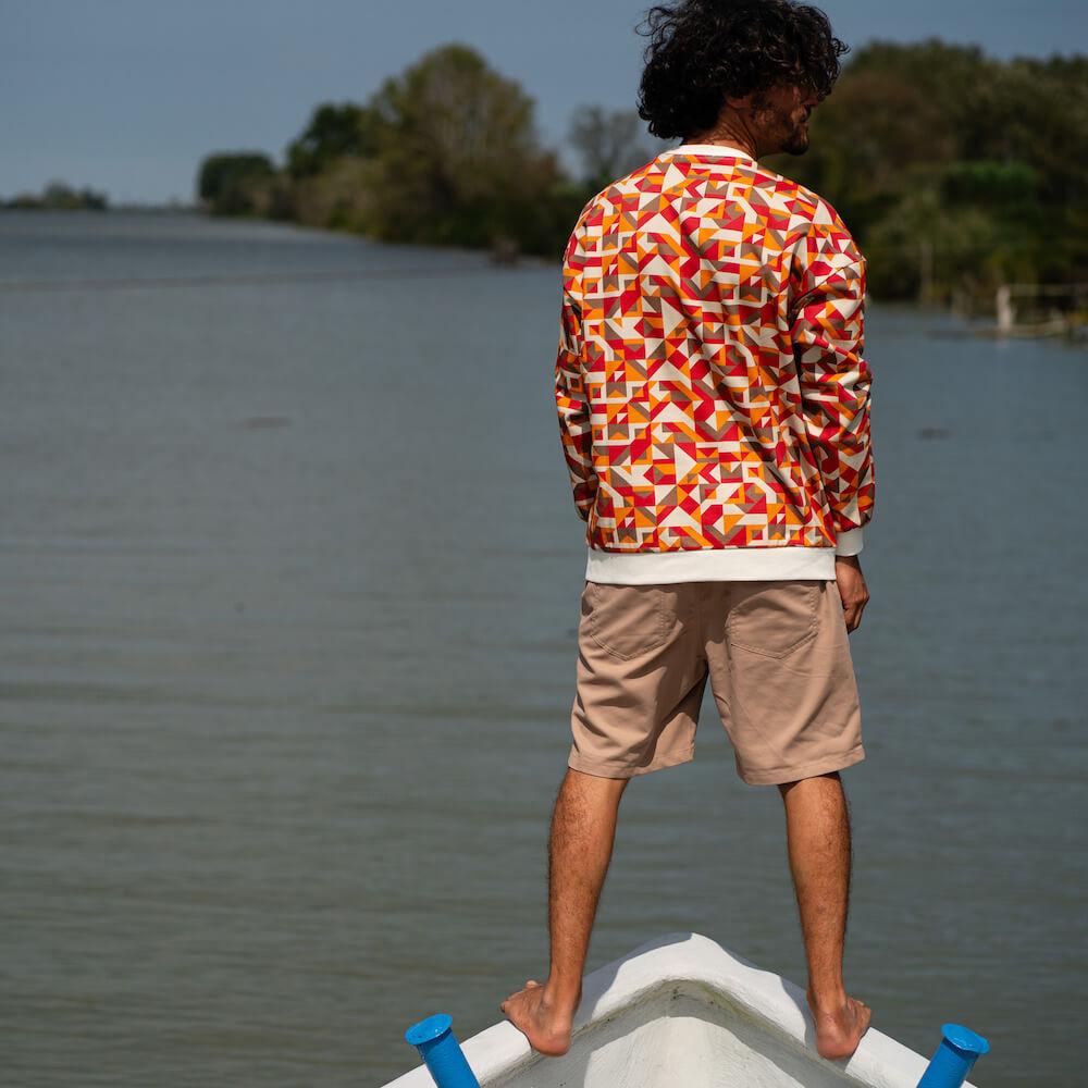 Seay / Felpa Girocollo Kaleido Pahoa Moda
